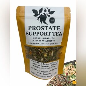 Prostate Support Herbal Tea Blend Loose Leaf Botanical Tea with Roots & Citrus